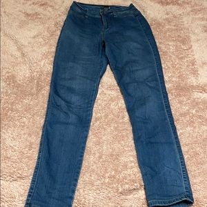 Classic High Waist Skinny Jeans - Medium Blue Wash